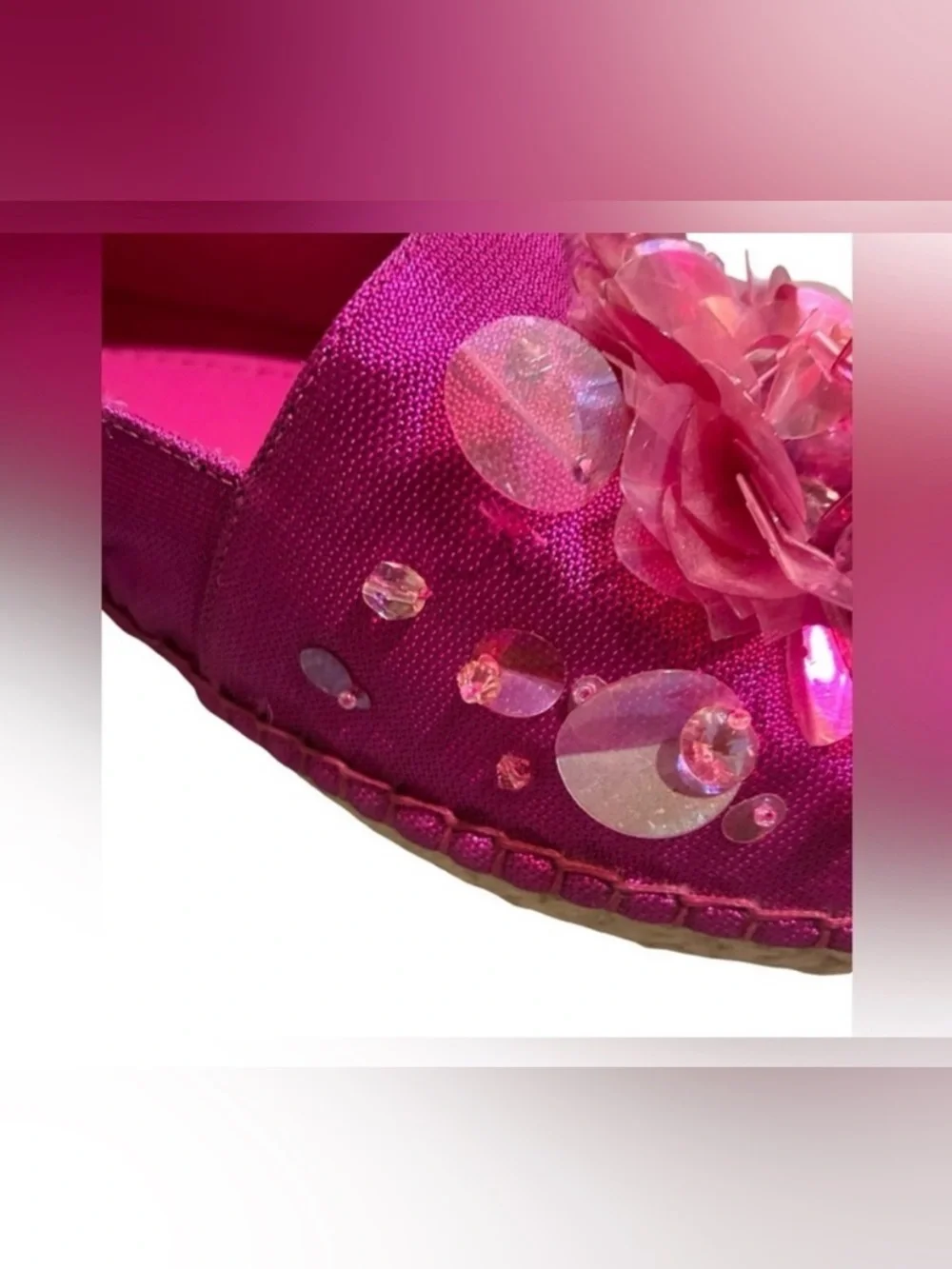 Dior Fushia Embellished
Espadrille Flats Pink
Authentic size 8.5 - Picture 2 of 12